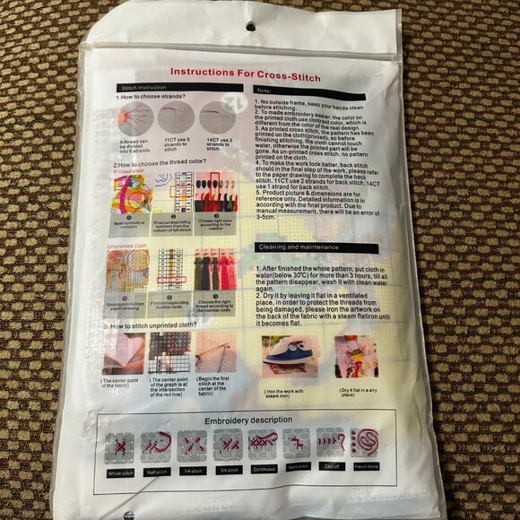 Artxfovy Cross-Stitch Kit – Dancing Girl Pattern (40x50cm, 11CT) - Picture 2 of 2